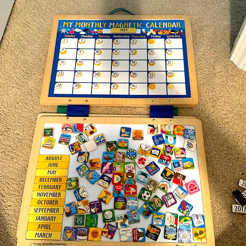 Melissa and Doug calendar
